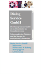 Mobile Screenshot of dialog-gmbh.com